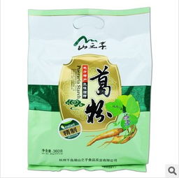 千島湖特產(chǎn)野生葛根粉純葛粉葛粉無糖360克